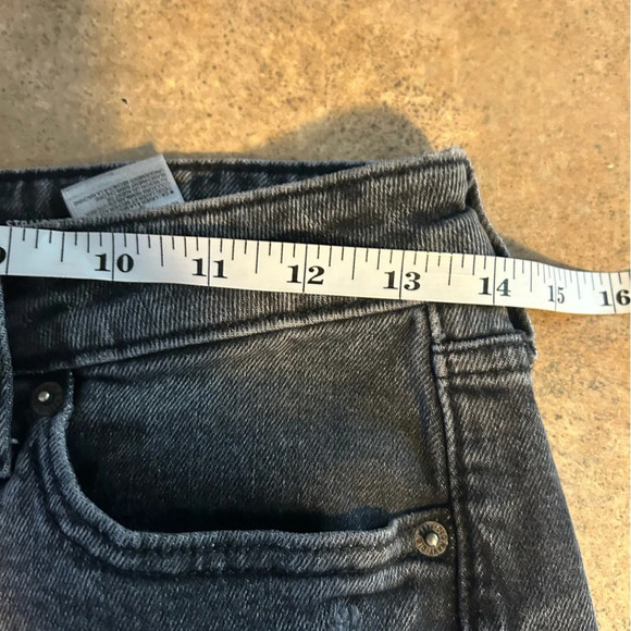 Old Navy jeans - “OG Straight High Rise” black wash distressed - Picture 8 of 9